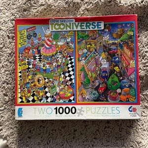 Two-in-one Tooniverse jigsaw puzzle